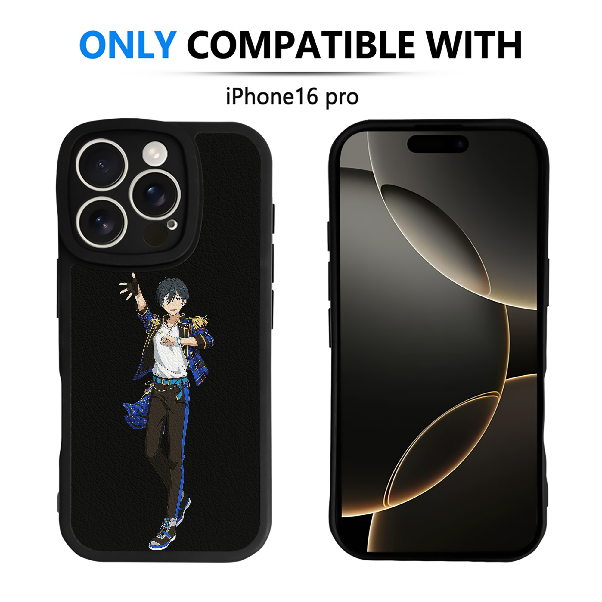 （画像用） あんさんぶるスターズ! Ensemble Stars 【iPhone 16シリーズ対応】シリコンスマホケース（レザー調） 材質：シリコン